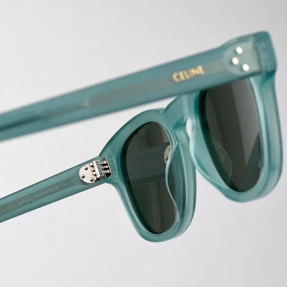 Celine 3 DOTS Sunglasses – Green Transparent Square  display picture 1